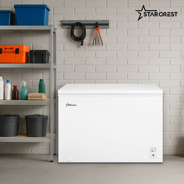 Lada frigorifica STARCREST SCF-293WHE, Clasa E, Capacitate 293L, Sistem convertibil - functie frigider, Termostat reglabil, Alb [8]