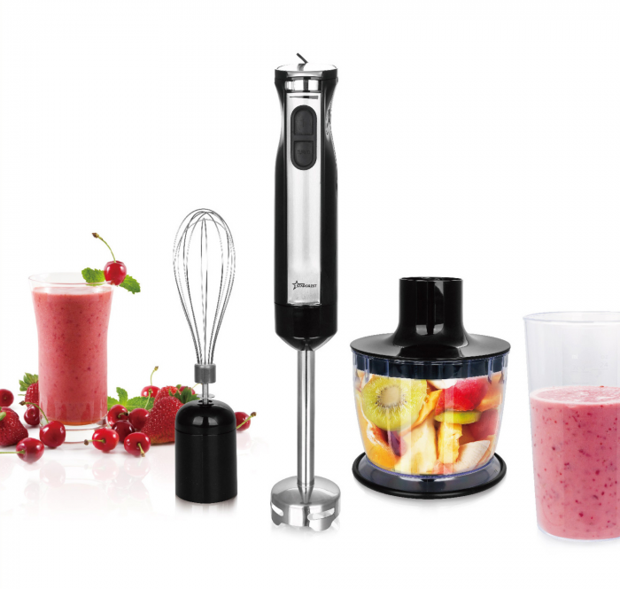 Resigilat - Mixer vertical STARCREST SBS-E800, 800W, viteza variabila, tocator, tel, cana de mixat, negru/inox - RSG21 [2]