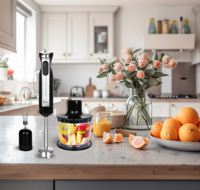 Resigilat - Mixer vertical STARCREST SBS-E800, 800W, viteza variabila, tocator, tel, cana de mixat, negru/inox - RSG21 [4]