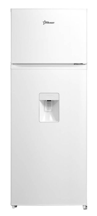 Frigider cu 2 usi STARCREST SF-204WD-WHE,199 L, Clasa E, Dozator Apa, Iluminare LED, Termostat Ajustabil, Usi reversibile, H 143 cm, Alb [1]