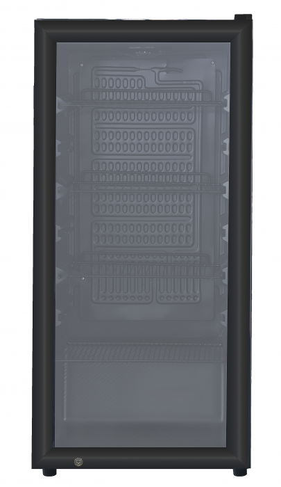 Vitrina frigorifica profesionala STARCREST SBC-160BK, 160 L, Termostat reglabil, Iluminare LED, H 104 cm, Negru [8]