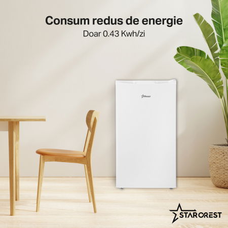 RESIGILAT - Congelator STARCREST SUF-63WH, Clasa E, Capacitate 63 L, 3 sertare, H 82.5 cm, Alb [3]