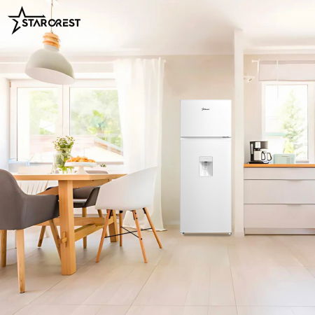 Frigider cu 2 usi STARCREST SF-204WD-WHE,199 L, Clasa E, Dozator Apa, Iluminare LED, Termostat Ajustabil, Usi reversibile, H 143 cm, Alb [5]
