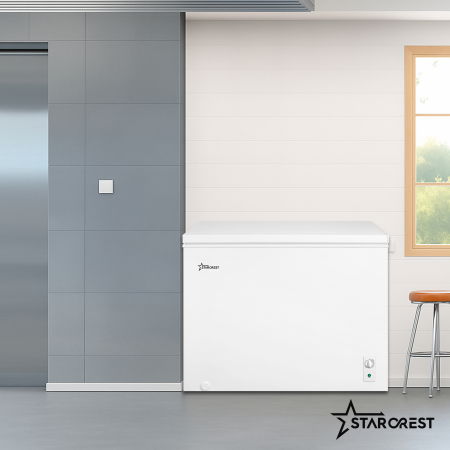 Lada frigorifica STARCREST SCF-293WHE, Clasa E, Capacitate 293L, Sistem convertibil - functie frigider, Termostat reglabil, Alb [6]