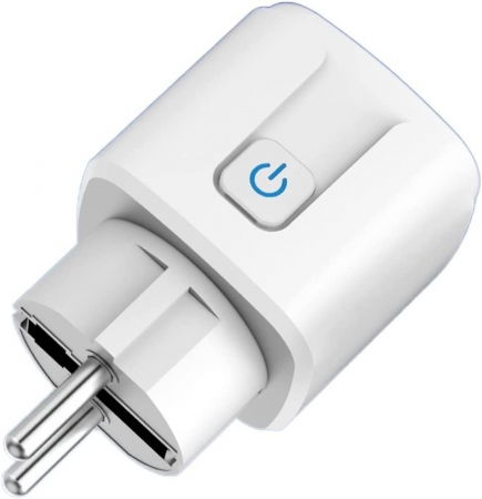 Iluminat & electrice - Priza smart STARCREST 20A, app Tuya Smart, Protectie copii, Monitorizare consum, Compatibil cu Alexa/Google Assistant, Alb