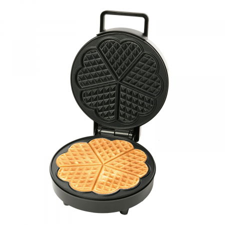 Aparat pentru preparat vafe STARCREST WM-1006X, 1200 W, 5 vafe, Placi antiaderente, Indicator luminos, Negru-Inox [1]