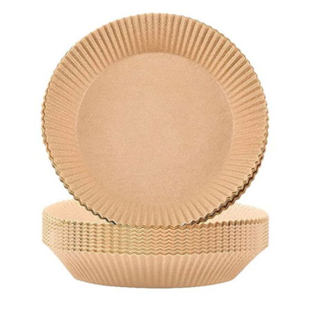 Accesorii - Set 50 hartii de copt pentru friteuza Unica folosinta 16x20x4.5 cm, Maro - STARCREST
