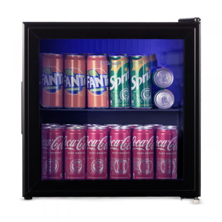 Vitrine frigorifice - Vitrina frigorifica STARCREST SBC-5010BK, 46 L, Control temperatura, Usa sticla, H 48.8 cm, Negru