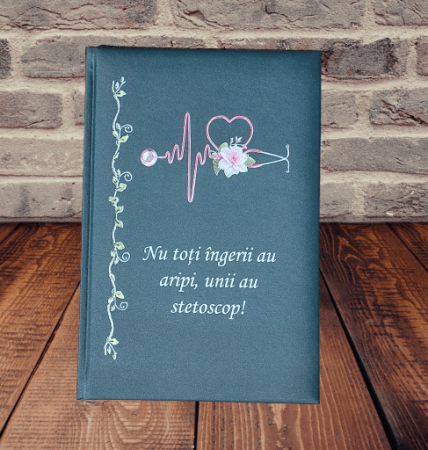 Idei de cadouri - Agenda personalizata A5+, mesaj pentru medici-3