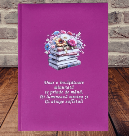 Idei de cadouri - Agenda personalizata- cadou pentru invatatoare-3