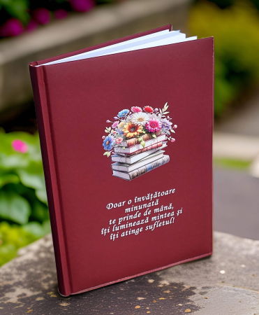 Idei de cadouri - Agenda personalizata- cadou pentru invatatoare-4