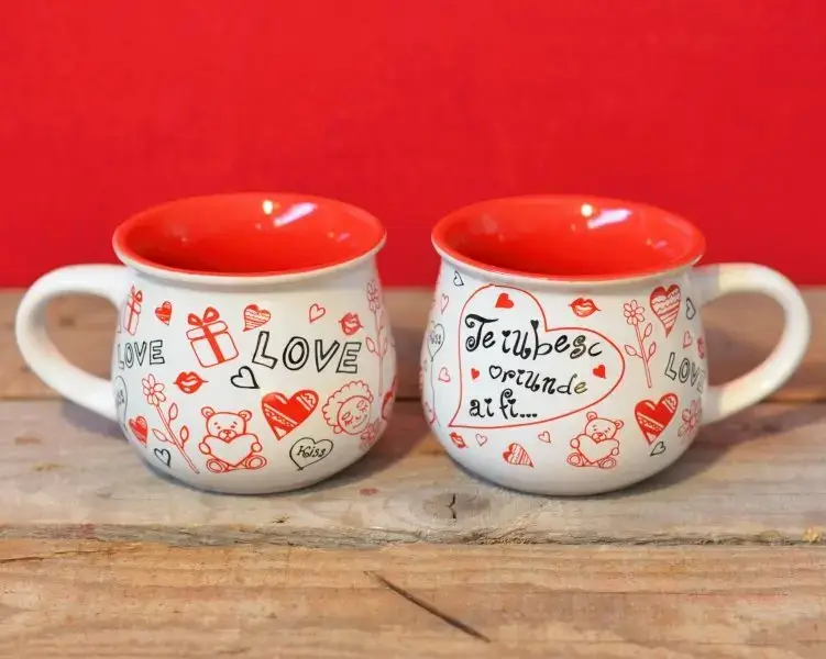 Cadouri pentru femei - Cana alba cu mesaje