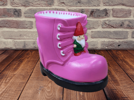 Idei de cadouri - Suport creioane model bocancel cu Mos Craciun-1