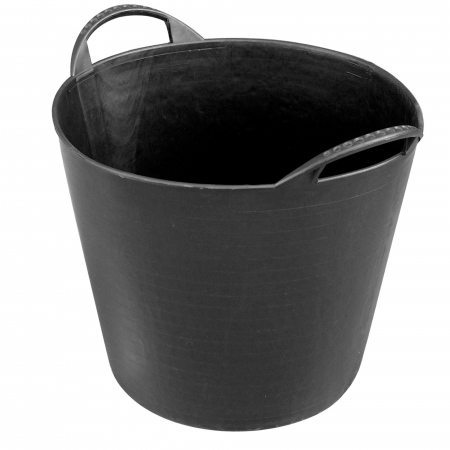 Cos flexibil cauciuc negru 42 L