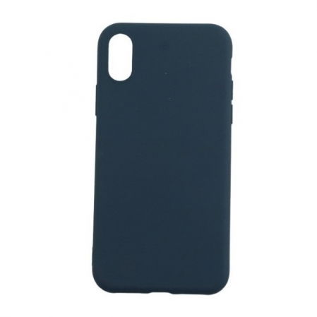 GSM - Husa protectie Flippy compatibila cu Apple iPhone X/XS Matte Tpu Albastru inchis