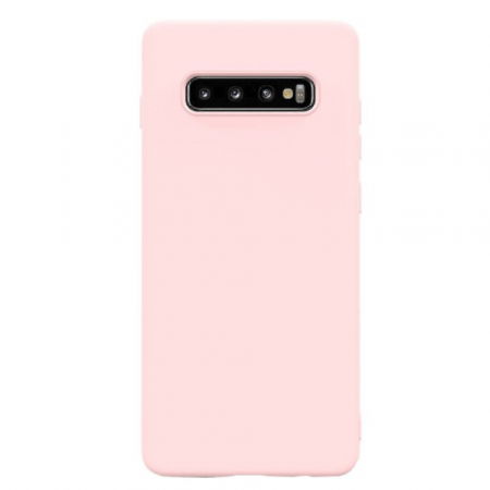 GSM - Husa protectie Flippy compatibila cu Samsung Galaxy S10 Plus Matte Tpu Roz
