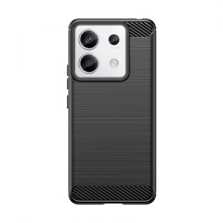 GSM - Husa Protectie, Flippy, pentru Xiaomi Redmi Note 13 Pro+, TPU Carbon, Negru