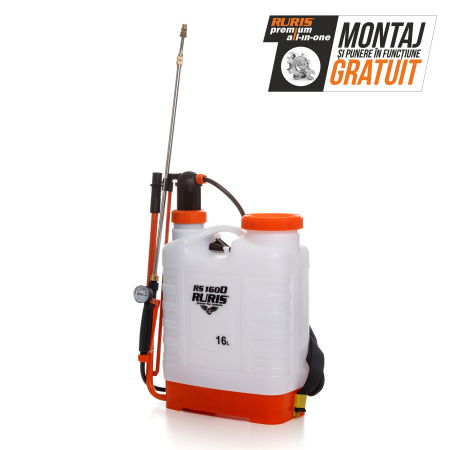 Pompe, motopompe, sisteme de irigat si stropit - pulverizator manual ruris rs 1600