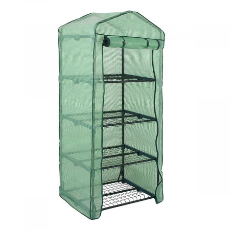 Sere si solarii - Sera polietilena Micul Fermier 0.7x0.5x1.6 m 140g/mp UV4