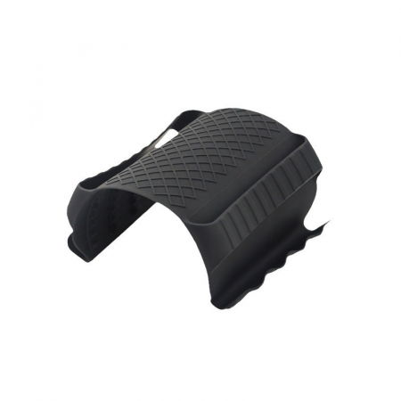 Suporturi diverse - Suport de Silicon Multifunctional de Mana, Flippy, pentru Cuptor, Alimente Fierbinti, Carne, Izolare Termica, Anti-alunecare, 18x12x1.5 cm, Negru