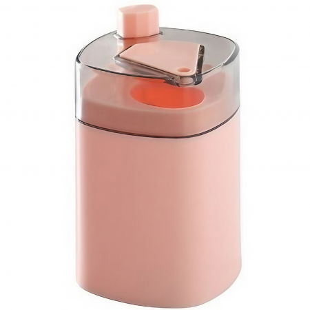 Suporturi diverse - Suport Scobitori, Flippy, Automat, cu Buton si Capac, din PP, 9.5x6 cm, Roz