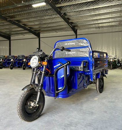 Fără permis - Tricicleta electrica cu remorca basculabila, fara permis, viteza maxima 25km/h, baterie 72V45Ah, motor 2000W, Model XPB2000