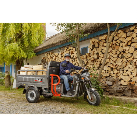 Fără permis - Triciclu electric RDB X-Klass4, 3500W, Fara permis, 25 km/h, autonomie 60 km, baterie 72V 32Ah, greutate maxima admisa 628 kg