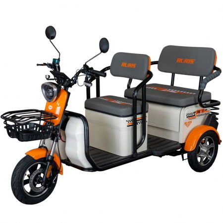 Scutere si tricicluri - Triciclu Electric pentru Persoane Ruris Pilot 3040A, 2000 W, autonomie 50 Km, fara permis