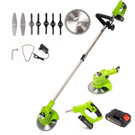 Trimmere electrice - Trimmer (motocoasa electrica ) LIDER , 1 baterie 48V , verde