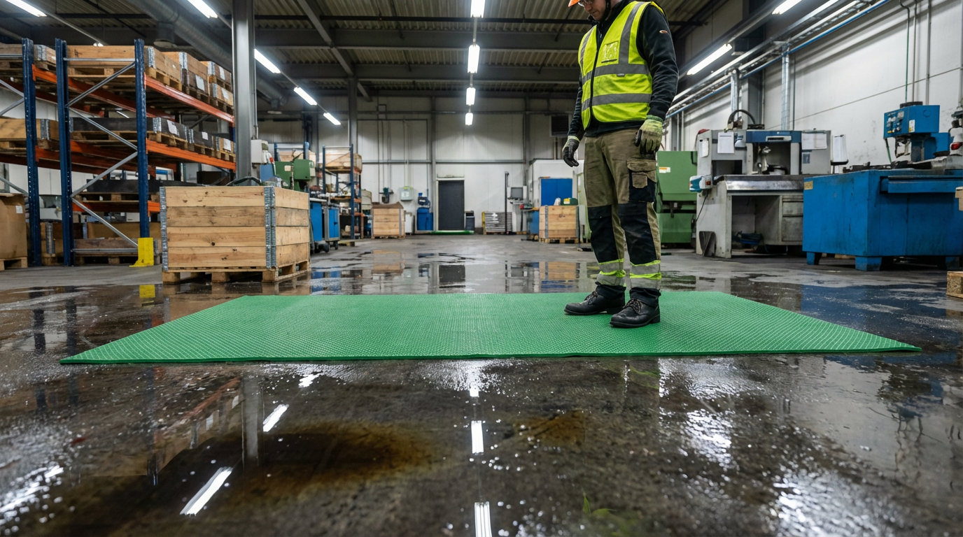 Standardele europene pentru suprafețe de lucru sigure: Ce spune legea despre antiderapare?