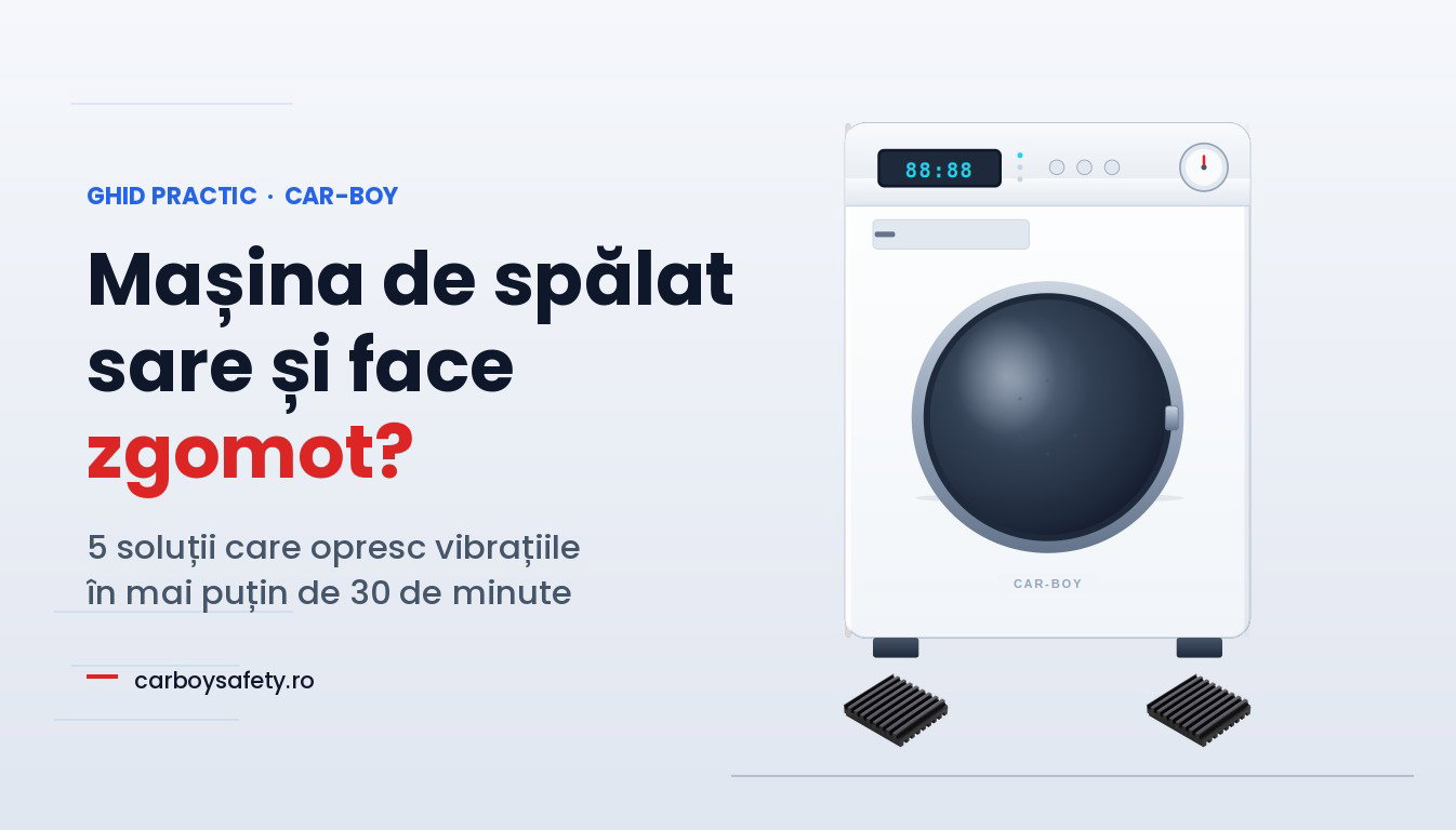 Mașina de spălat sare și face zgomot: cauze și 5 soluții care funcționează garantat