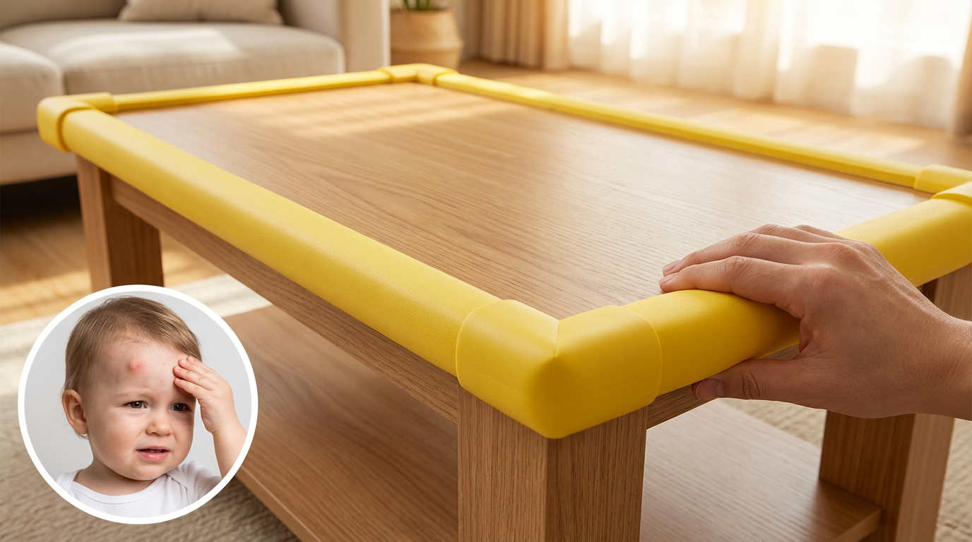 Protectii colturi si muchii mobila copii