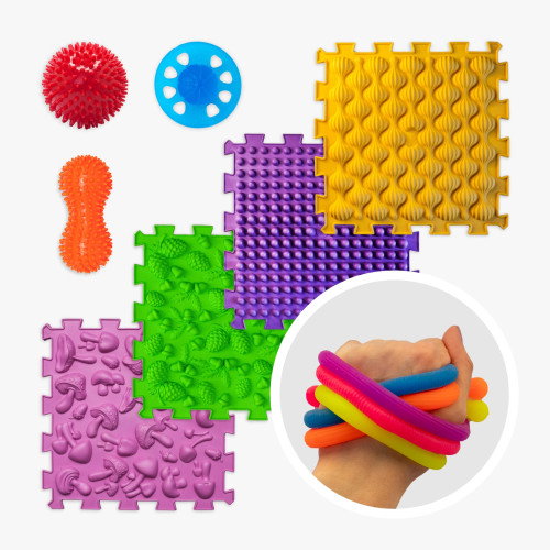 Covorașe - Set de dezvoltare senzorială Jucării tactile Antistres
