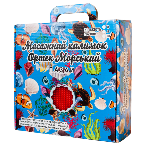 Covoraș de masaj "Puzzle-uri Pe fundul mării" 9 elemente [3]