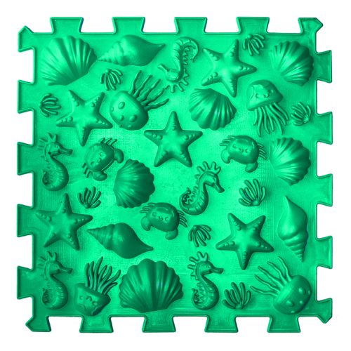 Covoraș ortopedic pentru masaj Puzzle "Mix" 9 elemente [9]