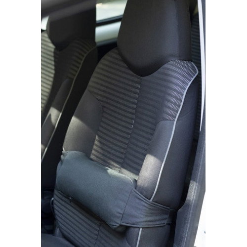 Pernă ortopedică pentru zona lombară pentru șoferi, cu fermoar 34x13x8 cm J2508 [2]