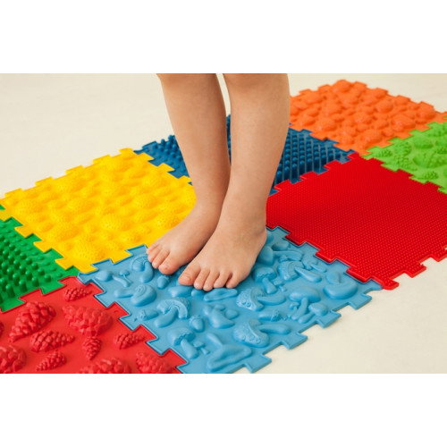 Covoraș de masaj "Ortek Mix Puzzle-uri" 10 elemente + "Modele" cadou [7]