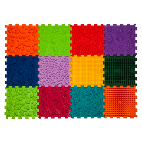 Covoraș de masaj Ortek Dinozauri Puzzle-uri 12 elemente [2]