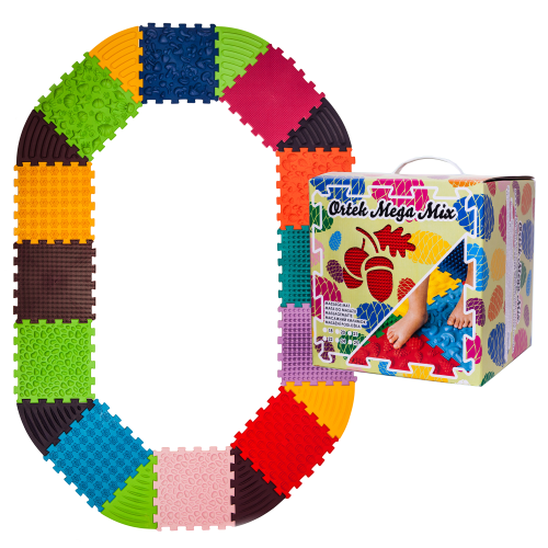 Covorașe - Covoraș de masaj Ortek Puzzle-uri 12 el. + 8 triunghiuri