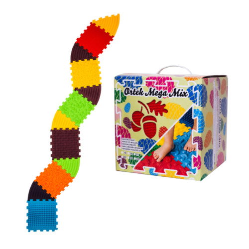 Covorașe - Covoraș de masaj Ortek Puzzle-uri 6 el. + 6 triunghiuri