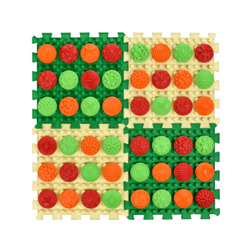 Covorașe - Masaj covoraș Ortek Mix Puzzle – 4 piese + 4 seturi de module Modele