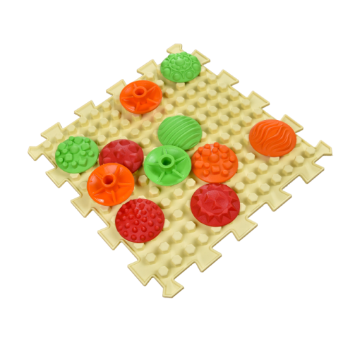 Covoraș de masaj "Ortek Mix Puzzle-uri" 10 elemente + "Modele" cadou [4]