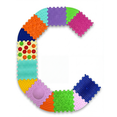 Covoraș de masaj "Ortek Multi Mix" 8 elemente + 6 sectoare [3]