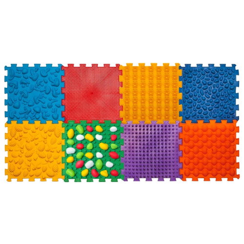 Covoraș de masaj "Ortek Mix Puzzle-uri" 8 elemente + "Pietre" [3]