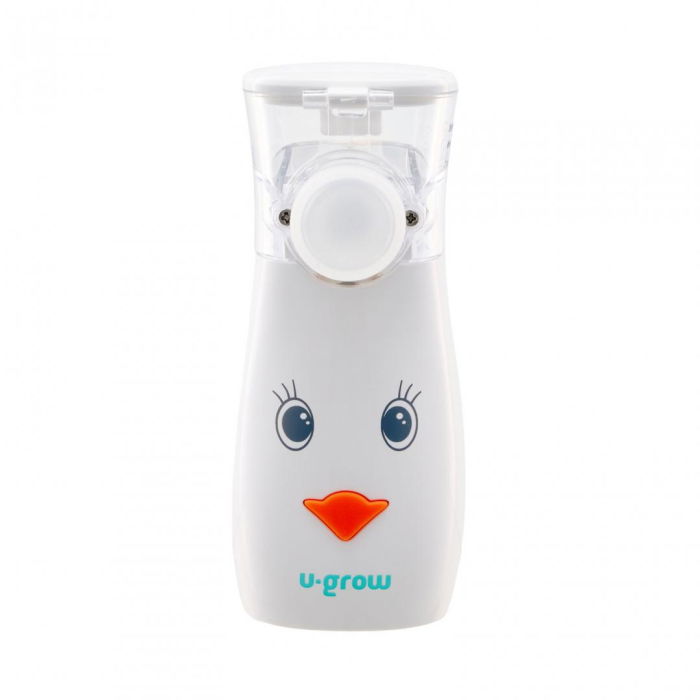 Aparat aerosoli U-Grow , portabil cu ultrasunete ,tehnologie silentoasa, masca de copii si adulti inclusa in pachet, design prietenos pentru copii [2]