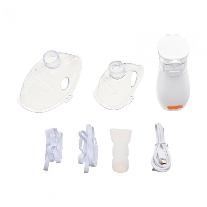 Aparat aerosoli U-Grow , portabil cu ultrasunete ,tehnologie silentoasa, masca de copii si adulti inclusa in pachet, design prietenos pentru copii [8]