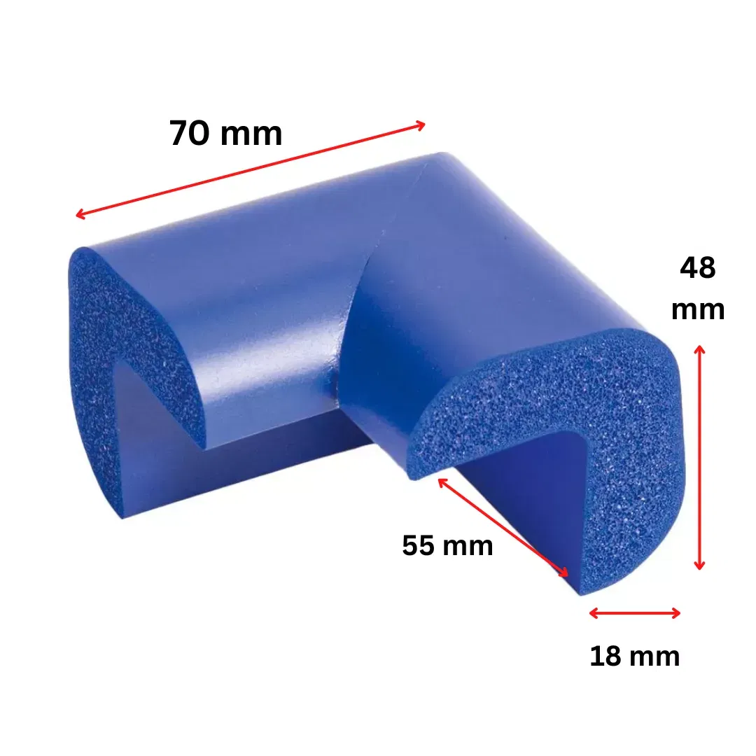 Aparatori colturi pentru mobila, uz industrial, albastru, set 4 buc [1]