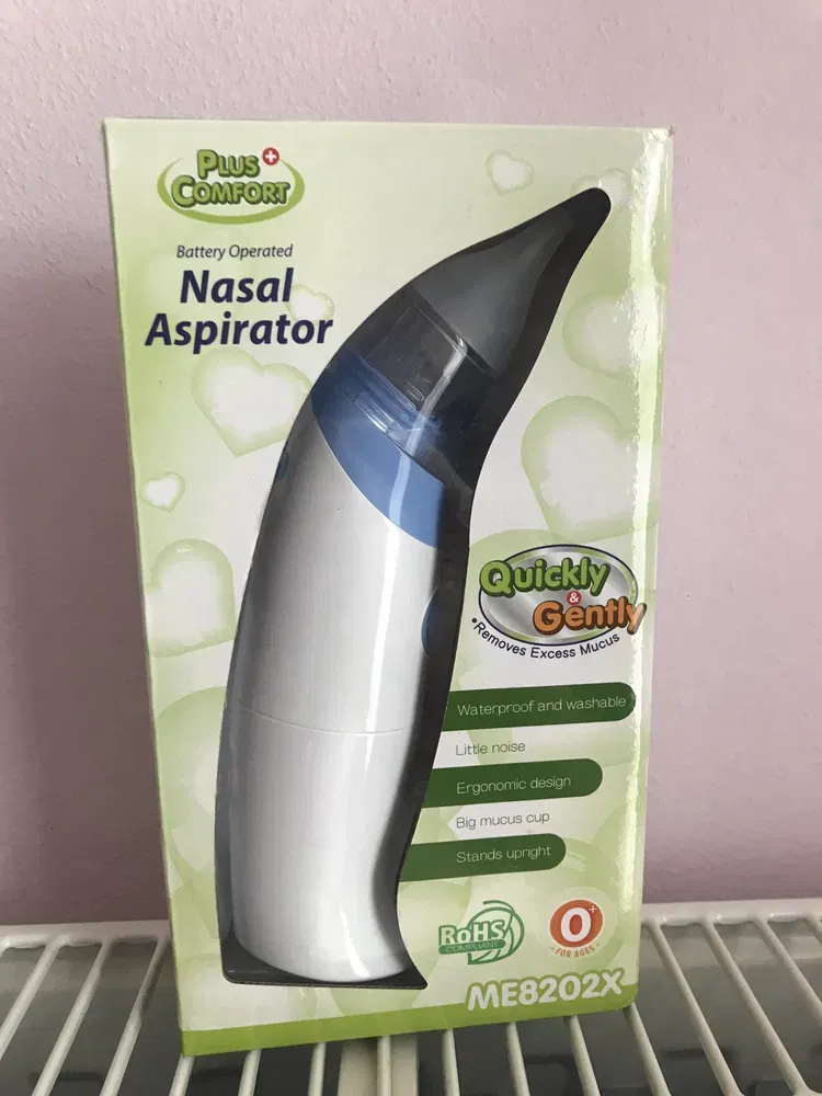 Aspirator nazal bebelusi, electric, silentios, portabil, 0+ luni, Plus Comfort [2]