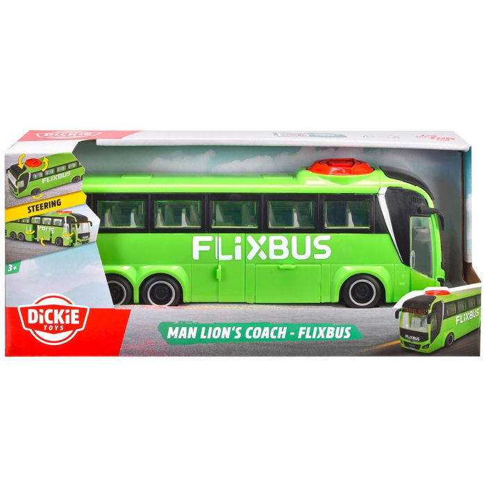 Autobuz Dickie Toys MAN Lion's Coach 26,5 cm Flixbus verde [8]