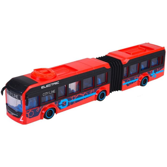 Autobuz Dickie Toys Volvo City Bus 40 cm rosu [1]